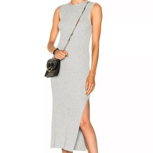 Frame Denim Ribbed Midi Dress